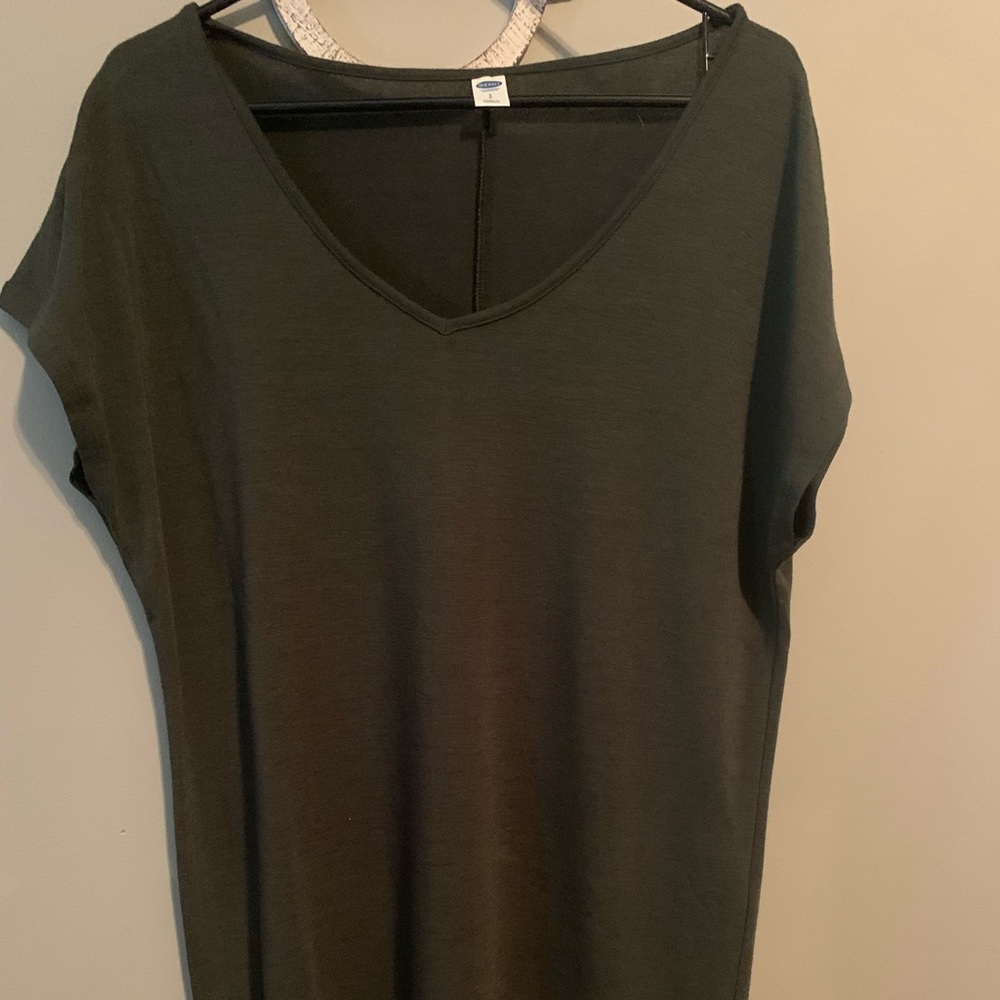 Olive green old navy dress size small